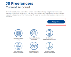 how to apply for JS freelancer account