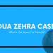 Dua Zehra case - lesson for parents - localwriterpk