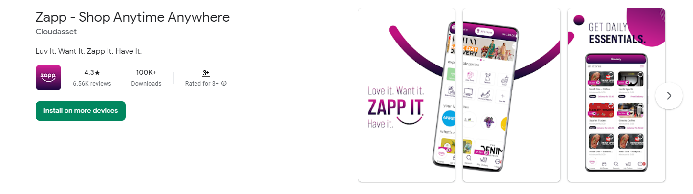 zapp-best food delivery apps in pakistan